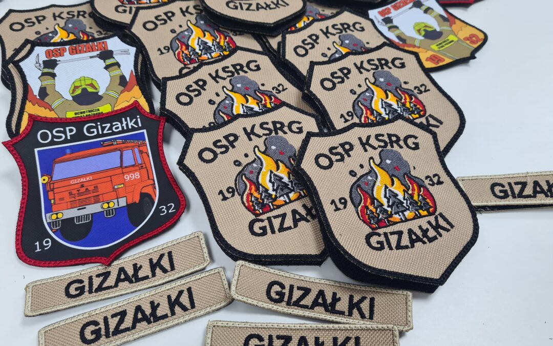 Naszywki STRAŻACKIE OSP
